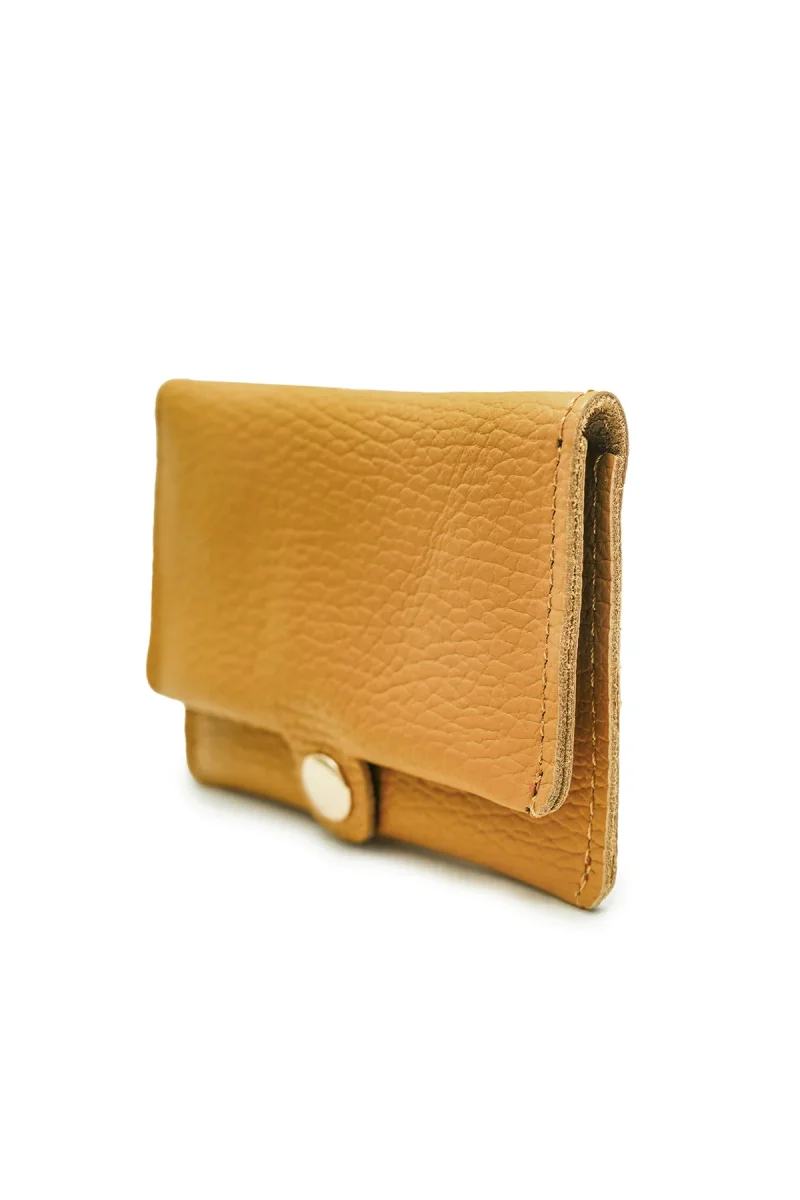 Sac Porte-monnaie ÉRINE GRAINÉ - Moutarde – Image 5