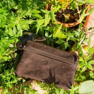 Sac Porte-monnaie Pochette DORIANE - Chocolat