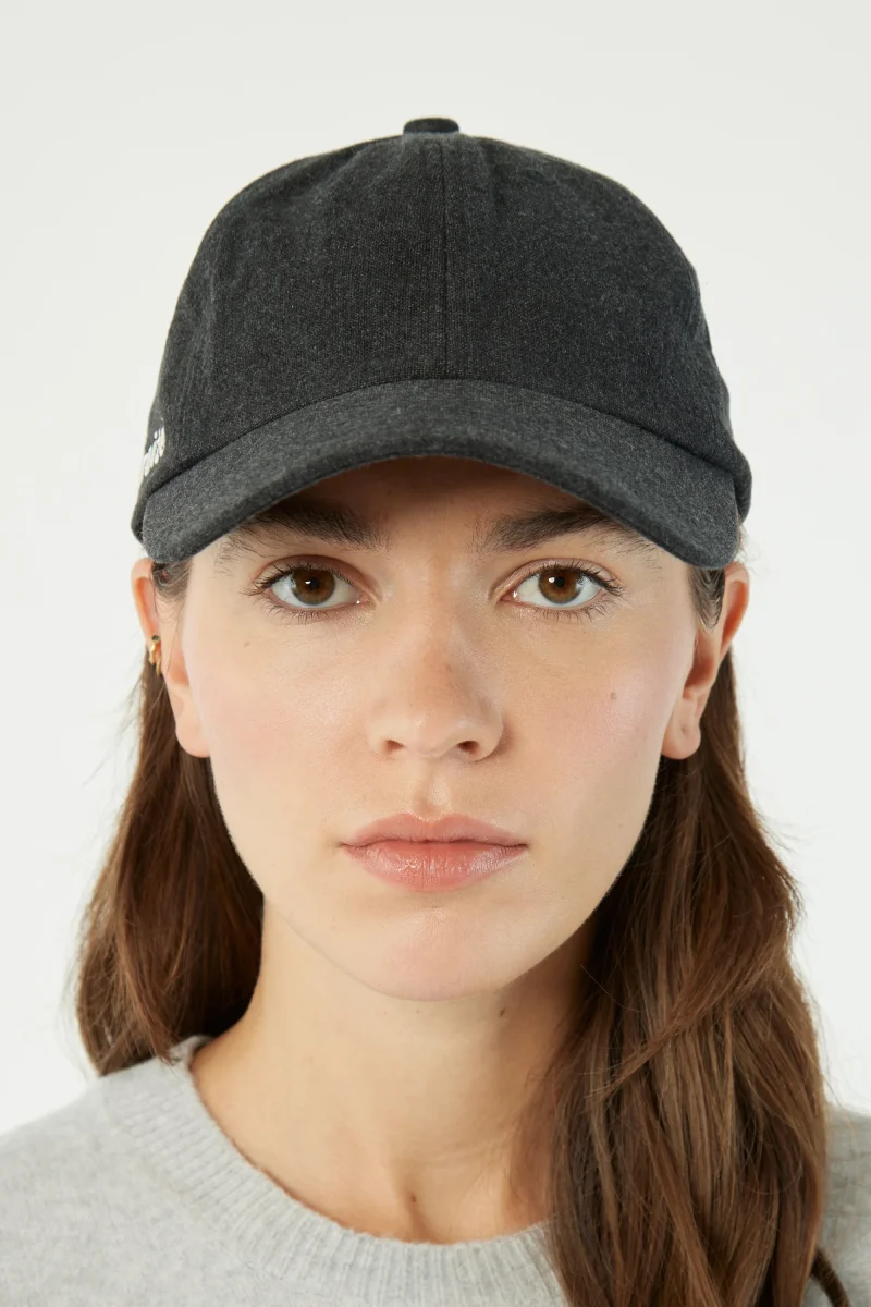 Colette la casquette - Coton recyclé Noir