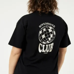 Pigalle le t-shirt Rivedroite Club - Coton recyclé Noir