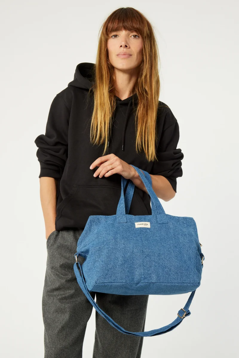 Sauval le city bag - Denim Clair recyclé – Image 2