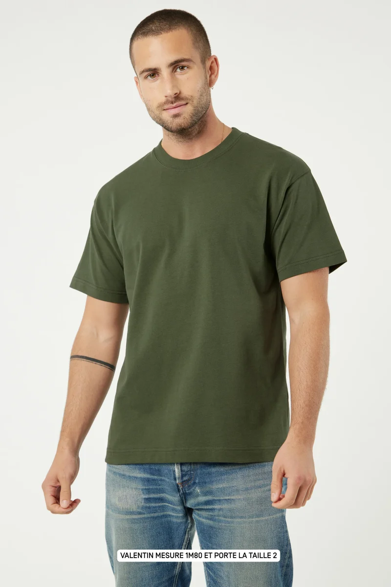 Pigalle le t-shirt No Compromise - Coton recyclé Kaki – Image 3