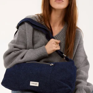 Charlot le sac Crossbody - Denim Brut recyclé