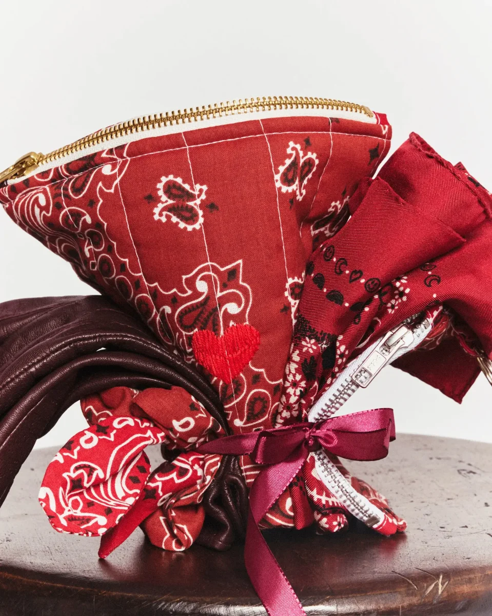 Bandana Classique en Soie - ROUGE - Petit Modèle – Image 7