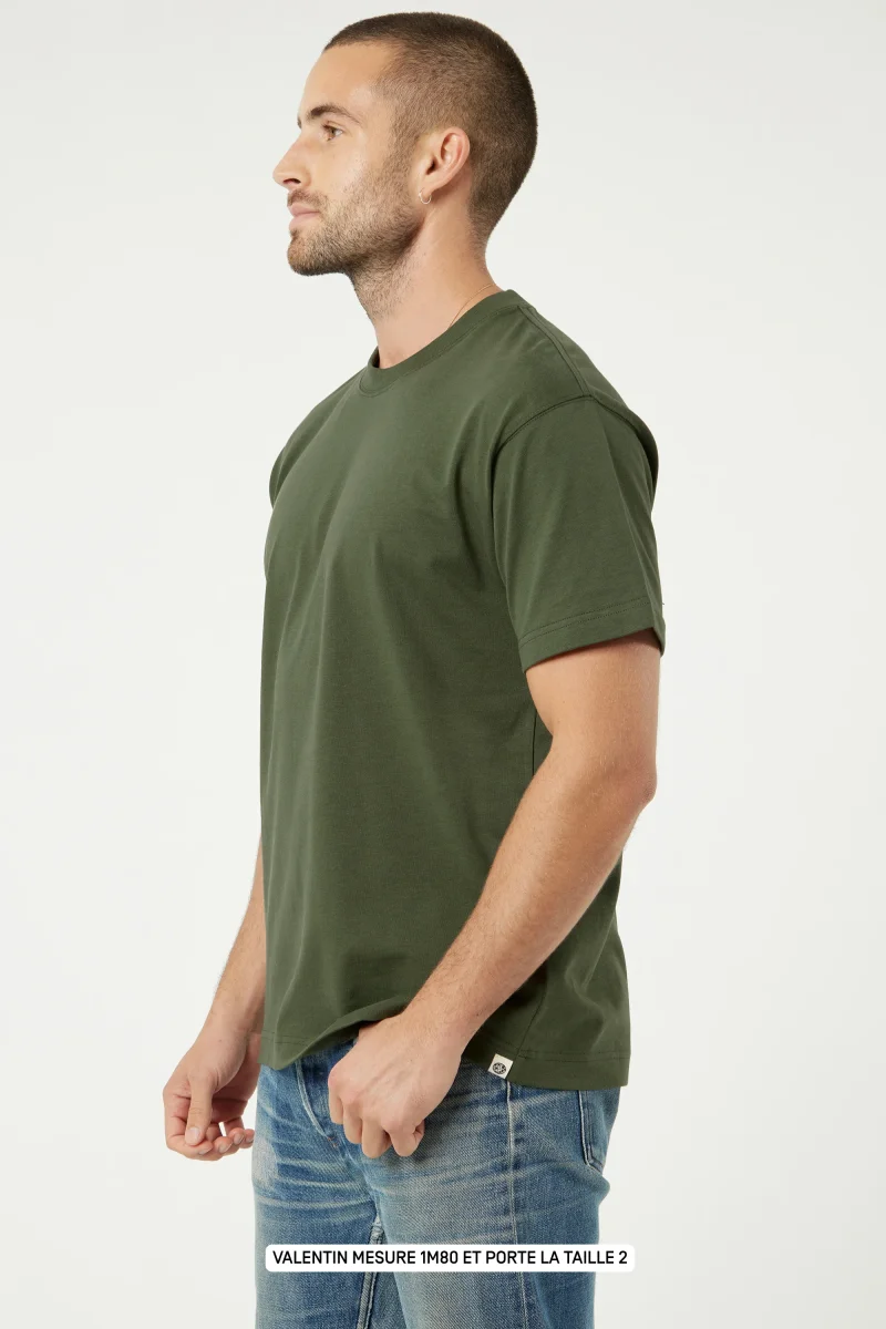 Pigalle le t-shirt No Compromise - Coton recyclé Kaki – Image 4