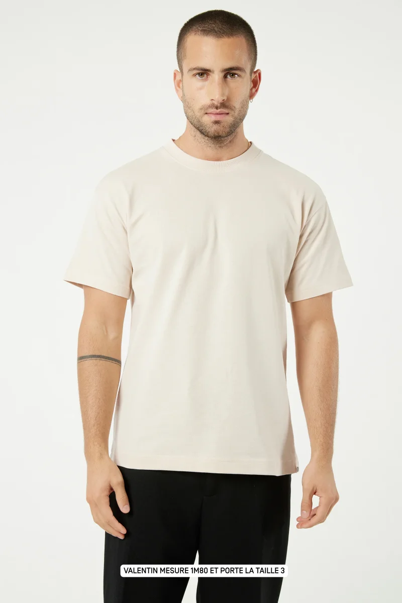 Pigalle le t-shirt - Coton recyclé Ecru – Image 3