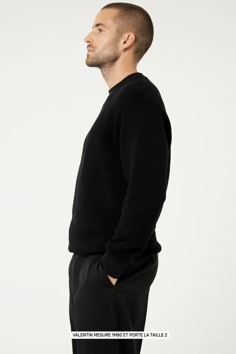 Belleville le sweat Rivedroite Club - Coton recyclé Noir – Image 6