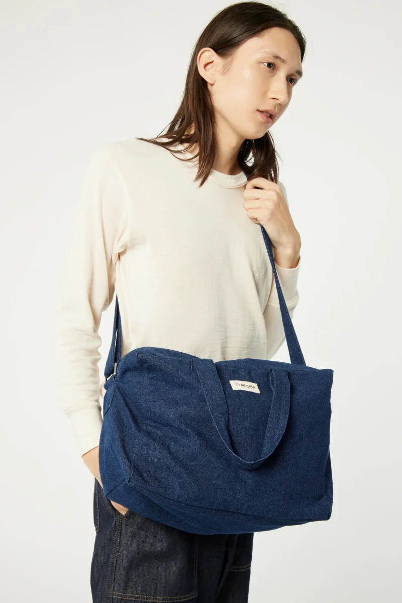 Sauval le city bag - Denim Brut recyclé – Image 3