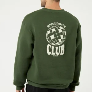 Belleville le sweat Rivedroite Club - Coton recyclé Kaki