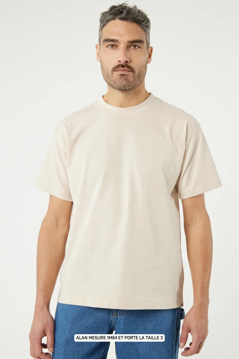 Pigalle le t-shirt Rivedroite Club - Coton recyclé Ecru – Image 4