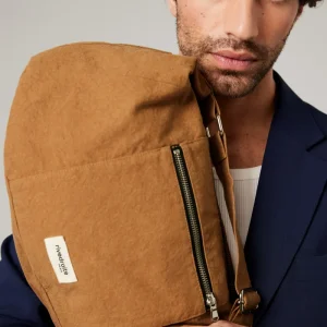 Charlot le sac Crossbody - Coton recyclé Camel