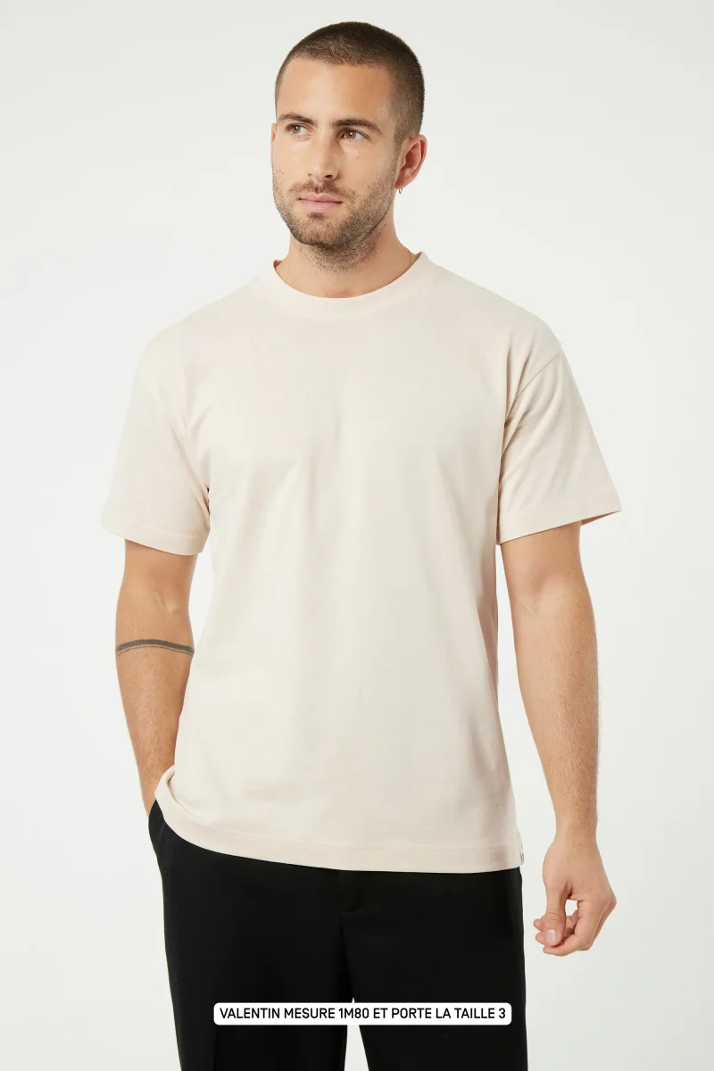 Pigalle le t-shirt - Coton recyclé Ecru – Image 4