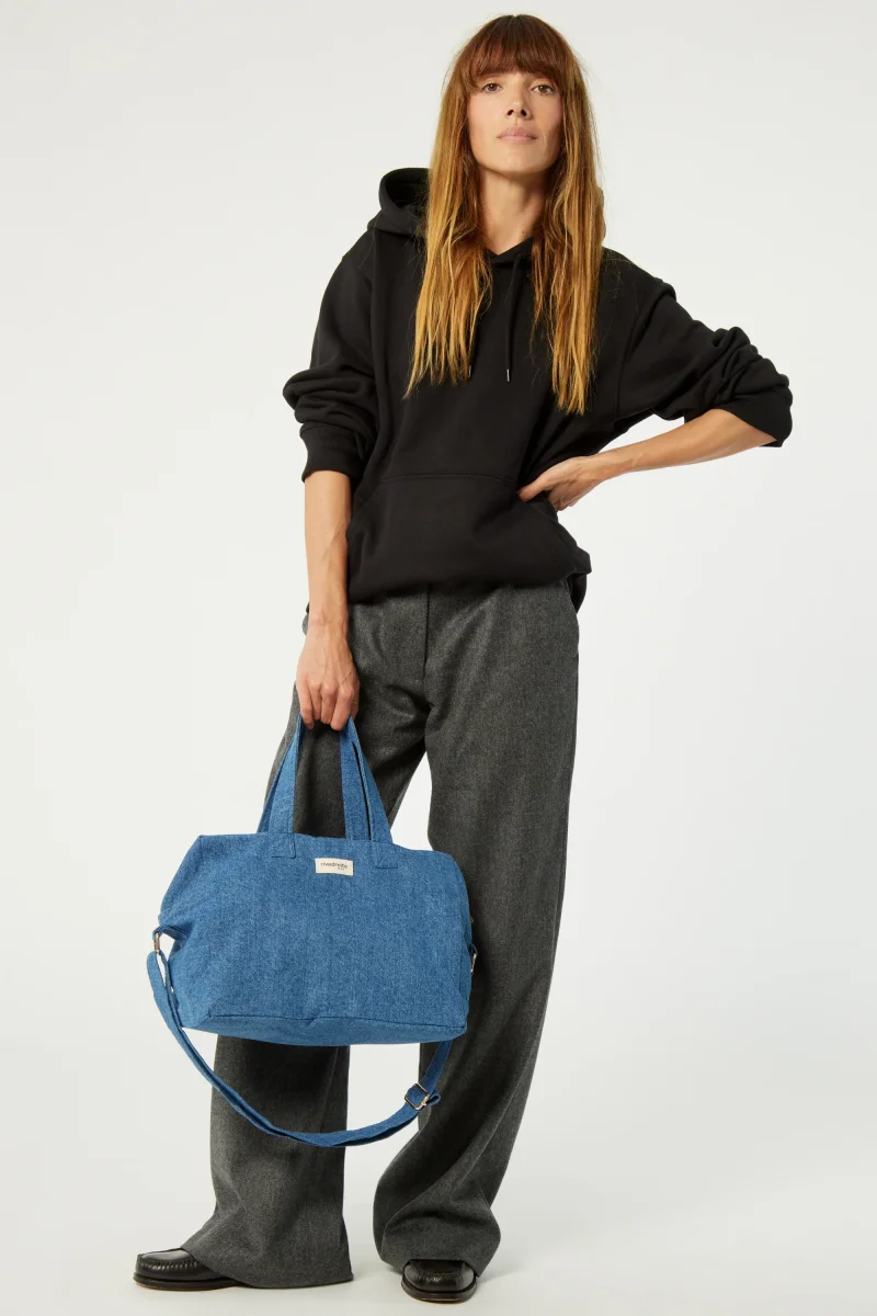 Sauval le city bag - Denim Clair recyclé – Image 3