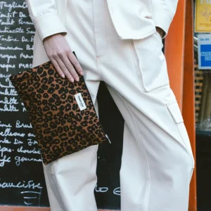 Barbette Medium la pochette - Coton recyclé Léopard