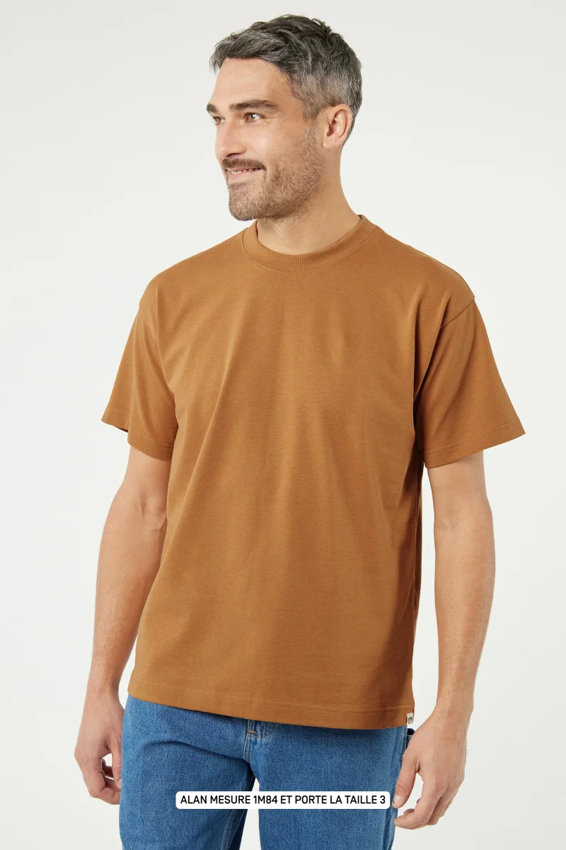 Pigalle le t-shirt Paris is my hometown- Coton recyclé Camel – Image 5