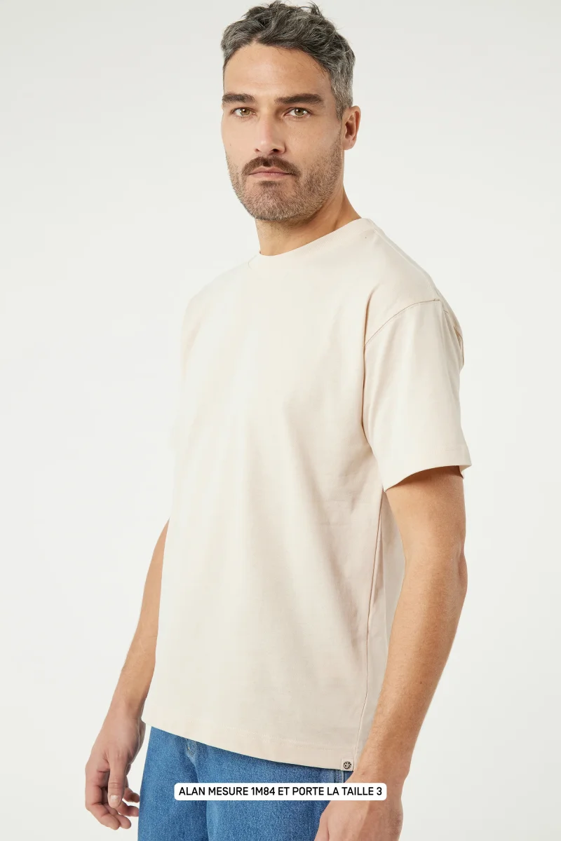 Pigalle le t-shirt Rivedroite Club - Coton recyclé Ecru – Image 5