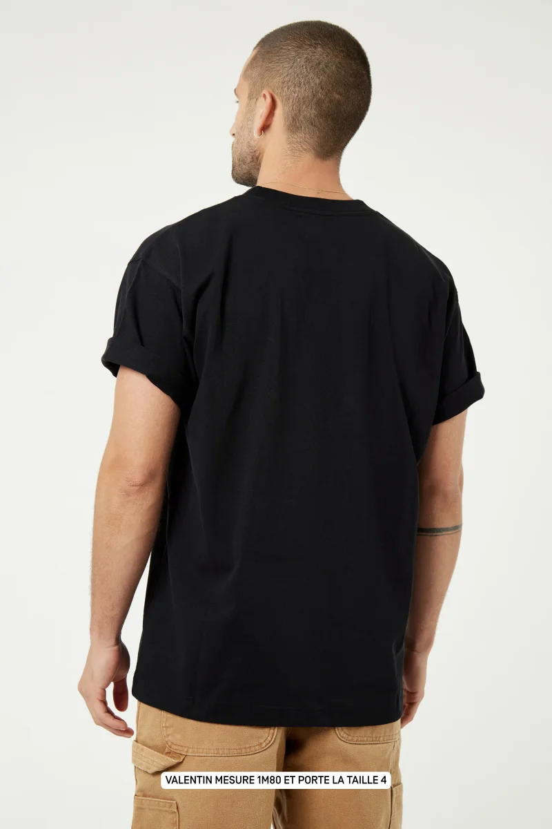 Pigalle le t-shirt - Coton recyclé Noir – Image 5