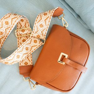 Sangle Sac CLOTHILDE - Camel Doré