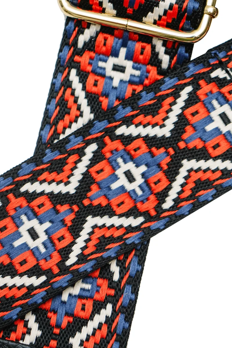 Sangle Sac CLOTHILDE - Noir/Rouille – Image 7