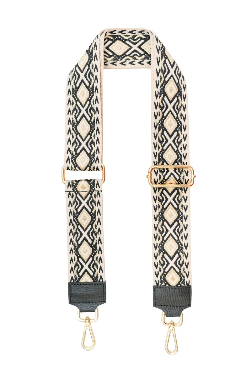 Sangle Sac YONA - Noir Doré – Image 3