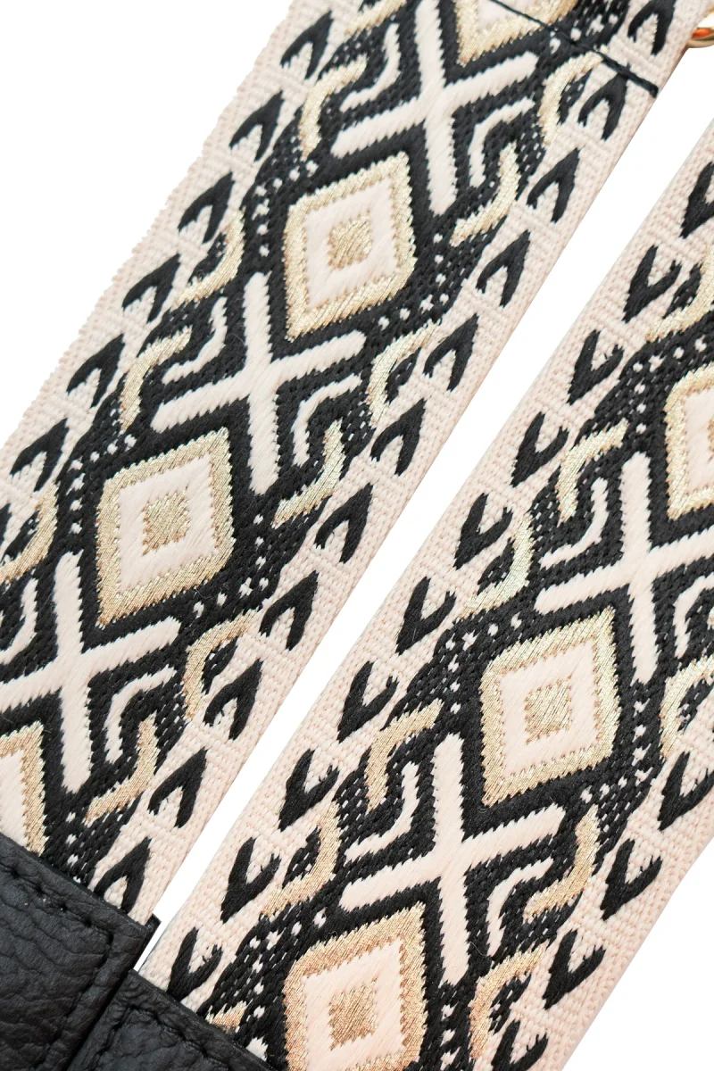 Sangle Sac YONA - Noir Doré – Image 4