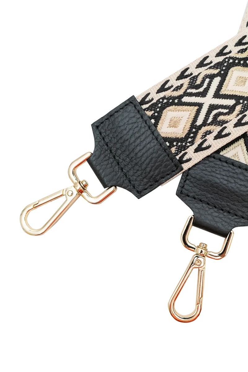 Sangle Sac YONA - Noir Doré – Image 5