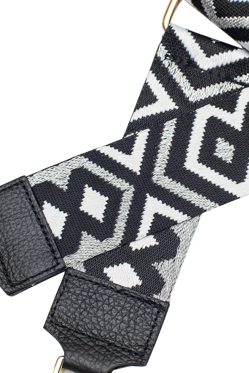 Sangle Sac EUNICE - Noir Argent – Image 5