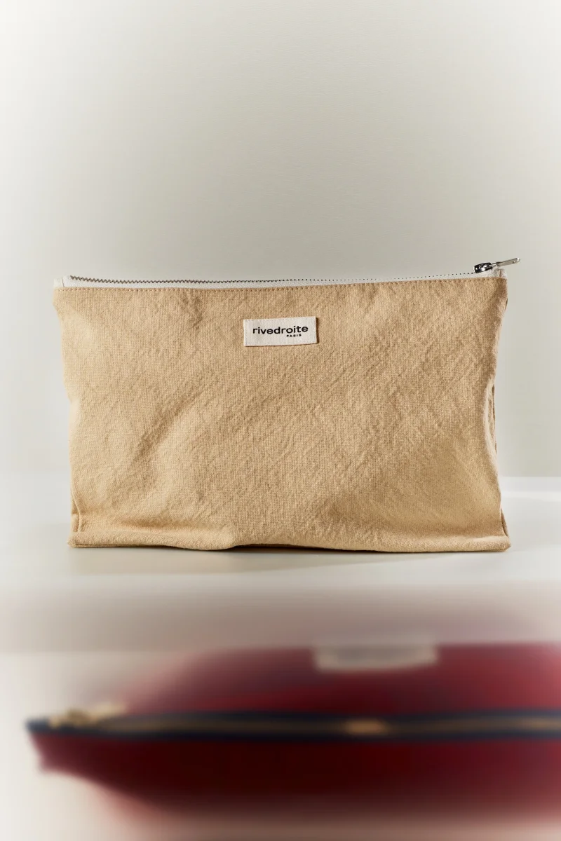 Barbette Medium la pochette - Coton recyclé Beige