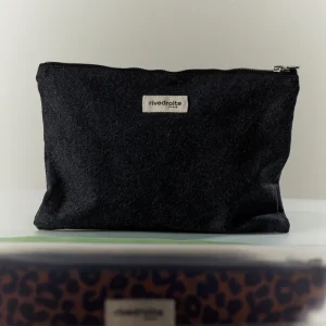 Barbette Medium la pochette - Coton recyclé noir