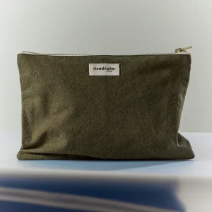 Barbette Medium la pochette - Coton recyclé Kaki