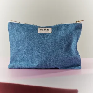 Barbette Medium la pochette - Denim Clair recyclé