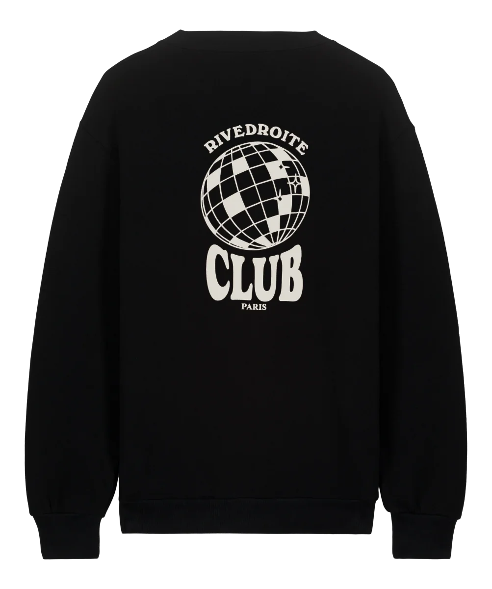 Belleville le sweat Rivedroite Club - Coton recyclé Noir – Image 8