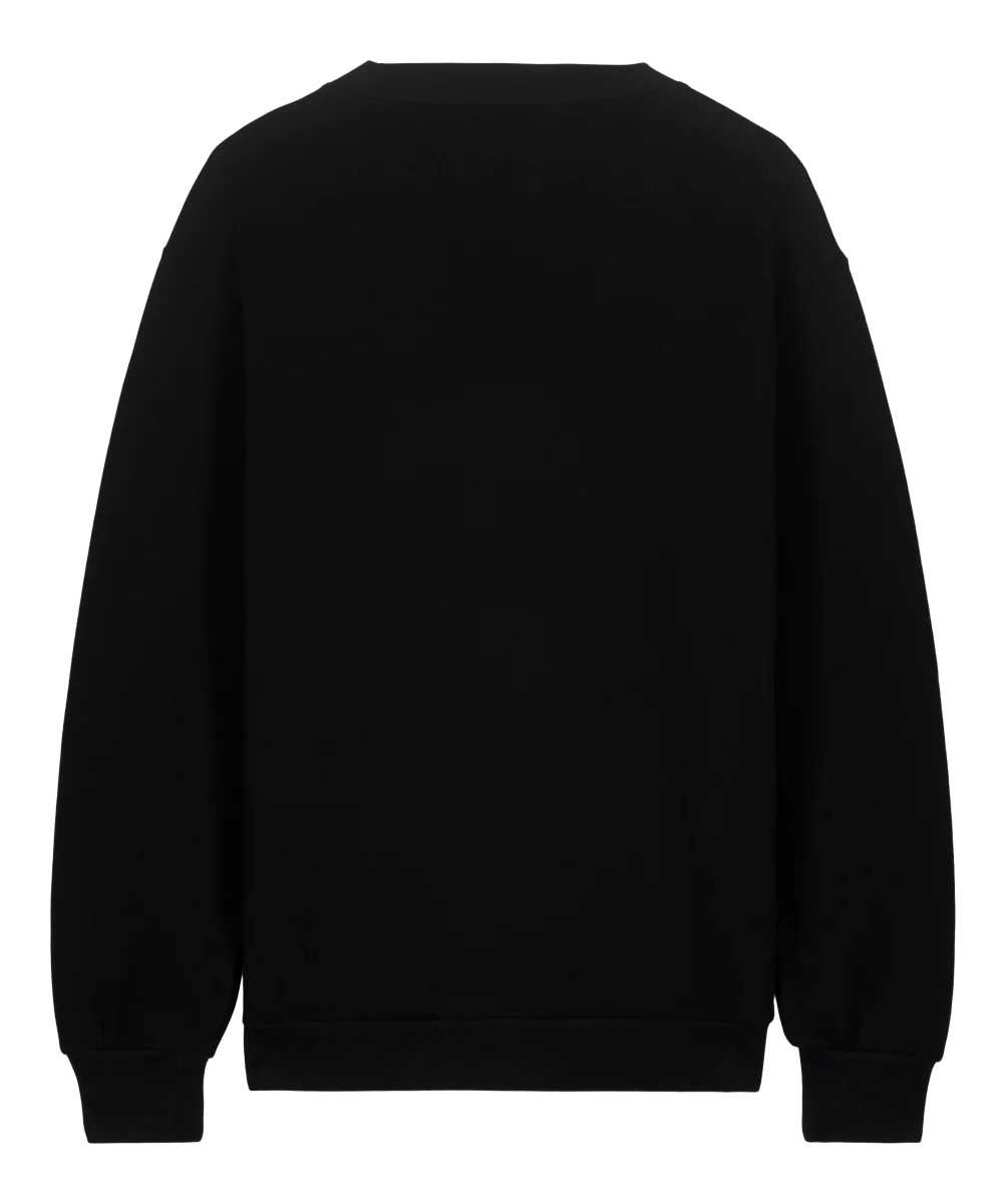 Belleville le sweat - Coton recyclé Noir – Image 7