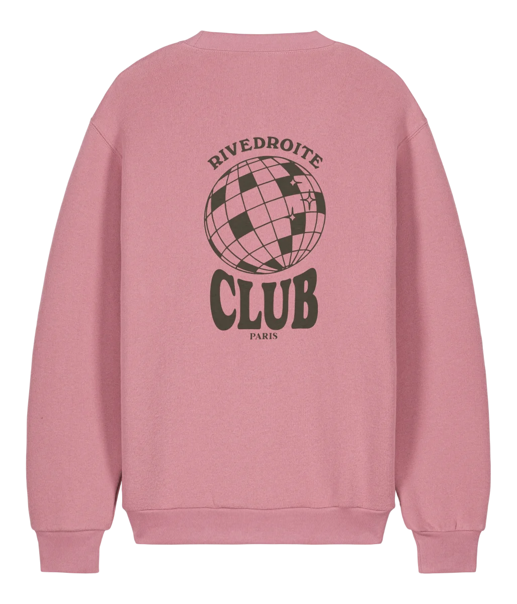 Belleville le sweat Rivedroite Club - Coton recyclé Bois de Rose – Image 6