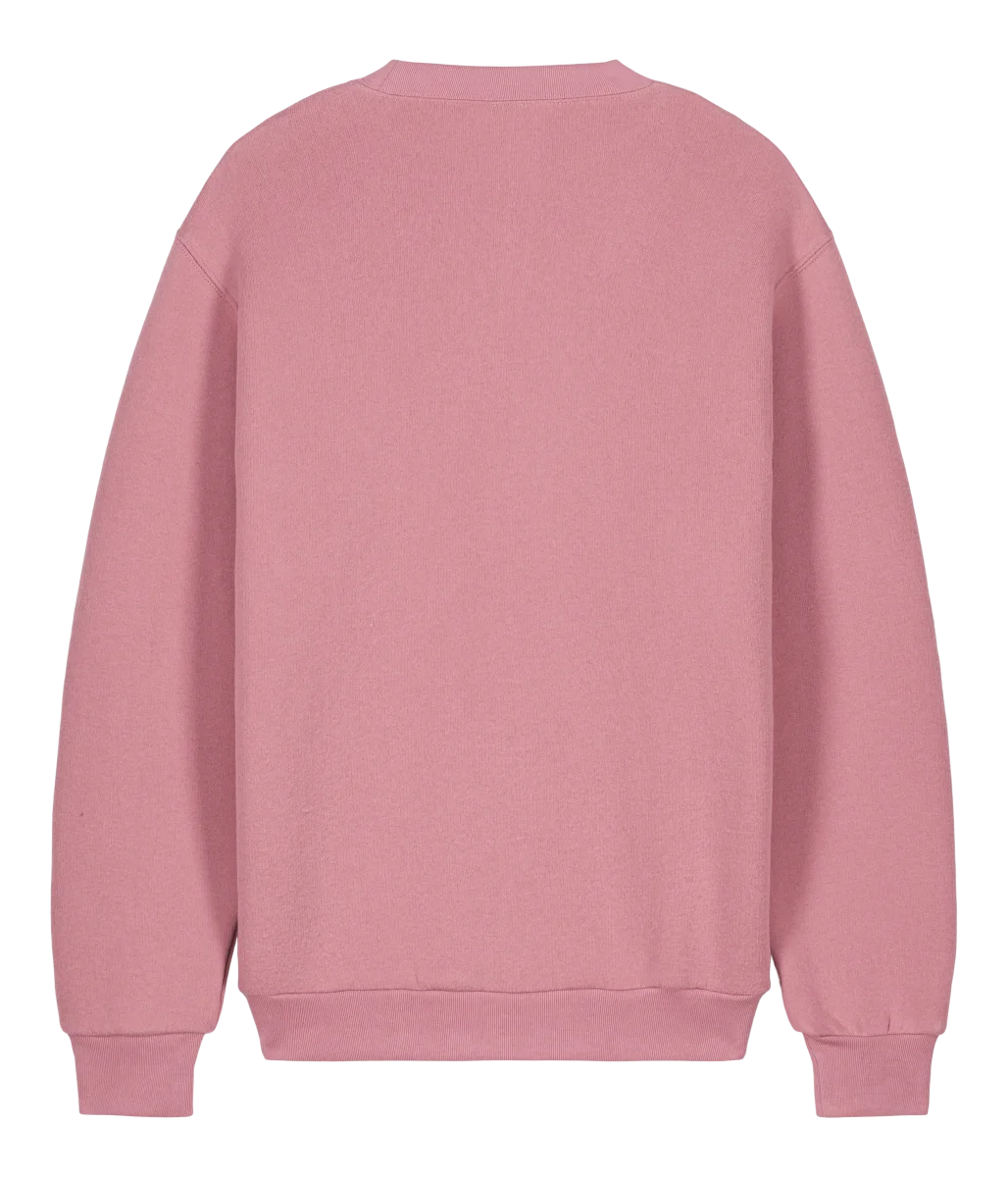 Belleville le sweat Rivedroite Club - Coton recyclé Bois de Rose – Image 9