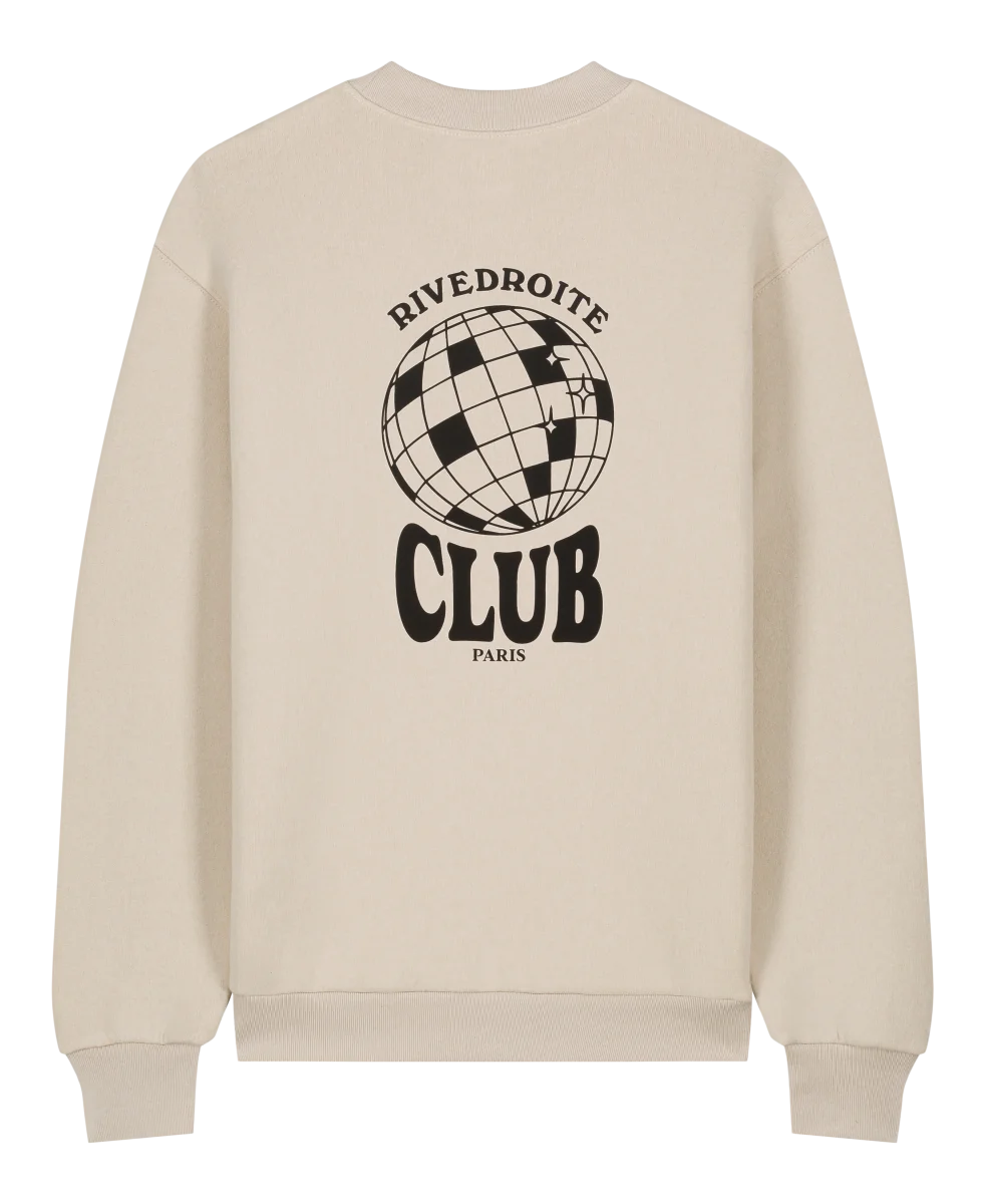 Belleville le sweat Rivedroite Club - Coton recyclé Ecru – Image 6