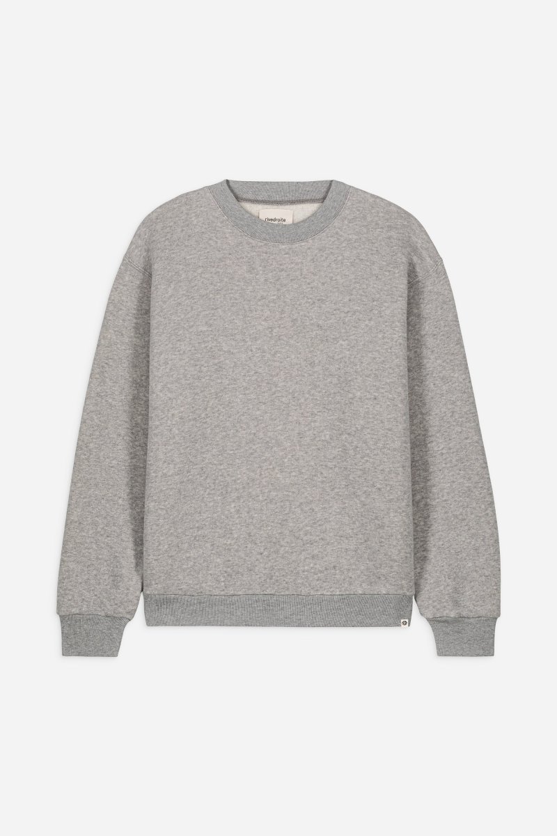 Belleville le sweat Paris is my hometown - Coton recyclé Gris Chiné – Image 8