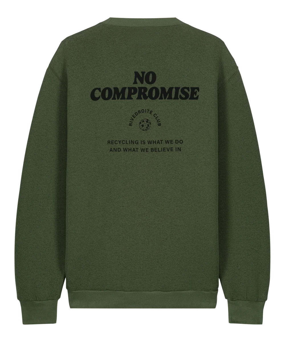 Belleville le sweat No Compromise - Coton recyclé Kaki – Image 6