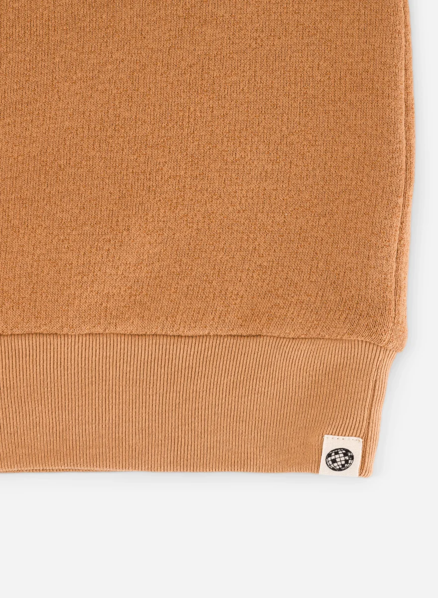 Belleville le sweat Paris is my hometown - Coton recyclé Camel – Image 8