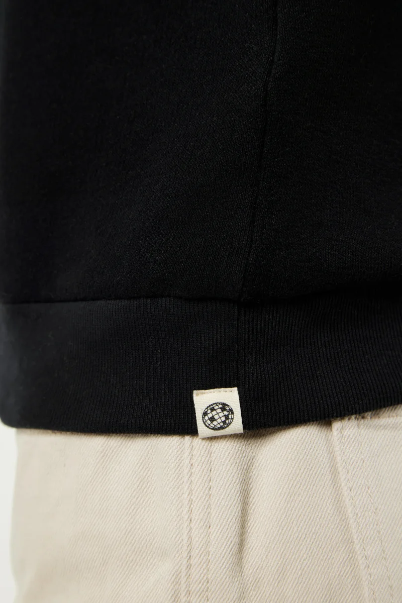 Belleville le sweat - Coton recyclé Noir – Image 6