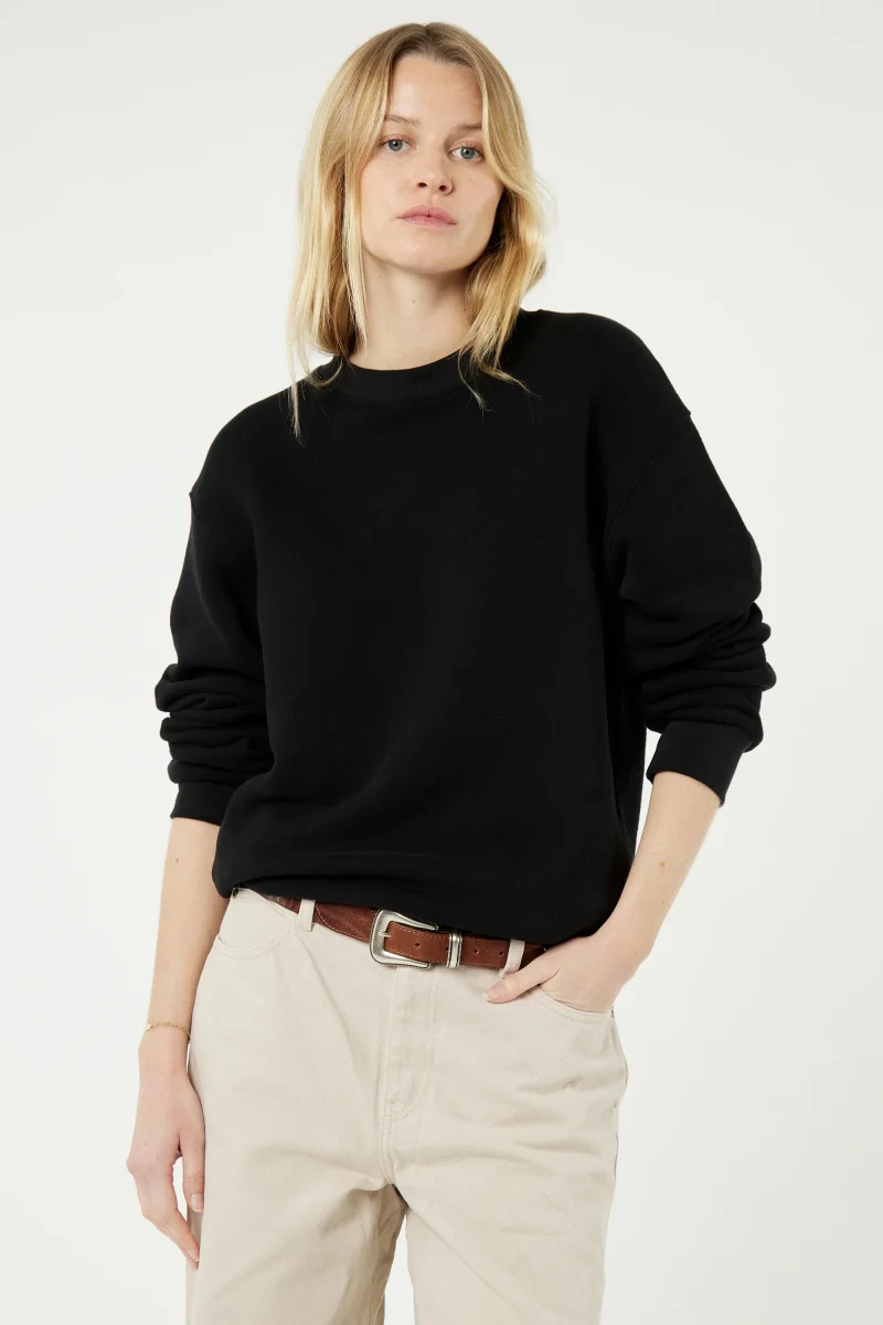 Belleville le sweat Rivedroite Club - Coton recyclé Noir – Image 3