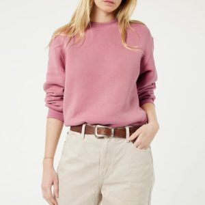 Belleville le sweat - Coton recyclé Bois de Rose