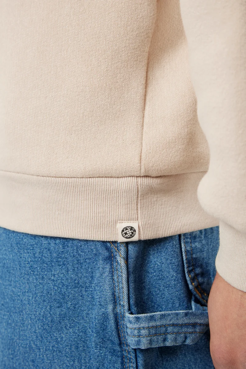 Belleville le sweat Rivedroite Club - Coton recyclé Ecru – Image 5