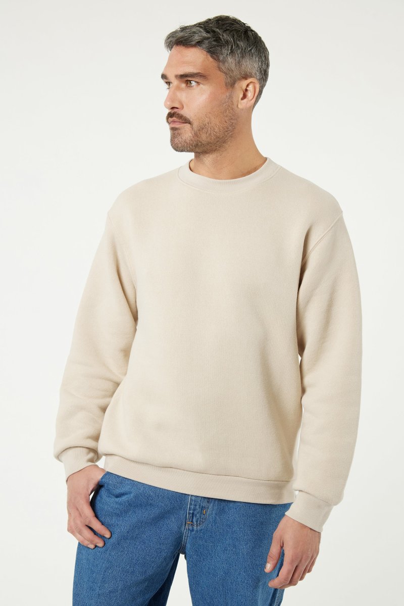 Belleville le sweat Rivedroite Club - Coton recyclé Ecru – Image 3