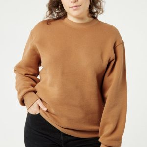 Belleville le sweat Paris is my hometown - Coton recyclé Camel