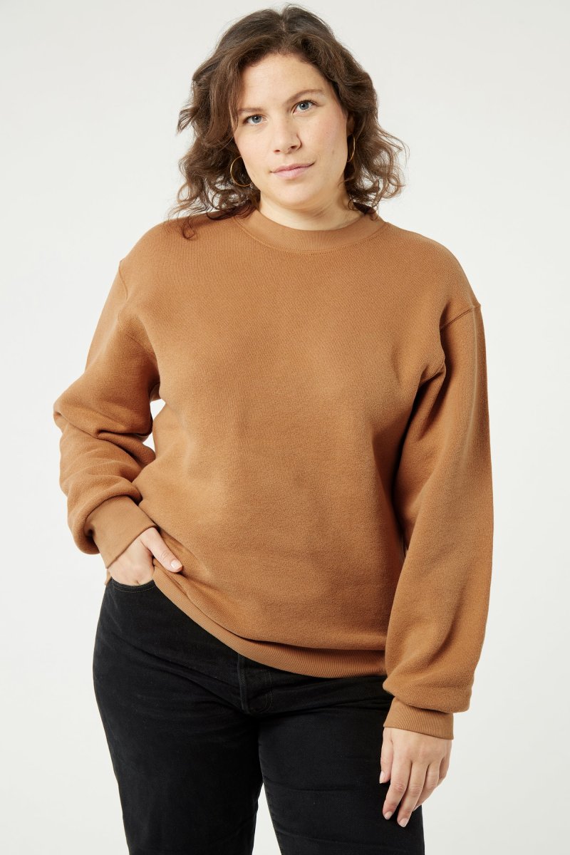 Belleville le sweat Paris is my hometown - Coton recyclé Camel – Image 2