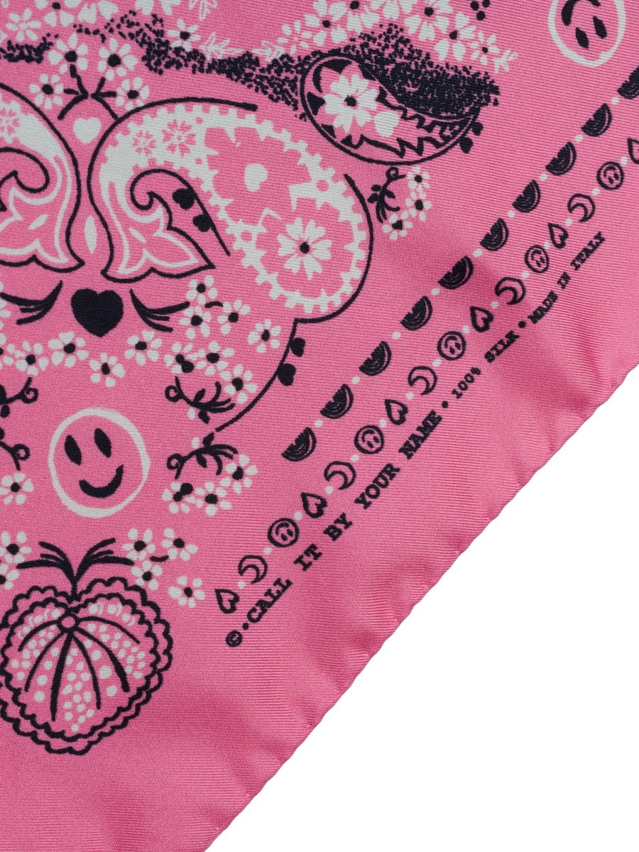 Bandana Classique en Soie - ROSE - Petit Modèle – Image 6