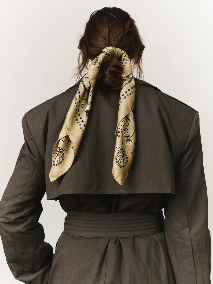 Bandana Classique en Soie - JOJOBA - Petit Modèle – Image 3