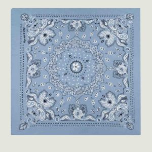 Bandana Classique en Soie - CHAMBRAY - Grand Modèle
