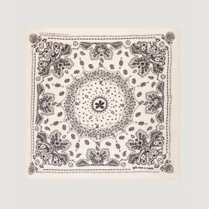 Bandana Classique en Soie - ÉCRU - Petit Modèle
